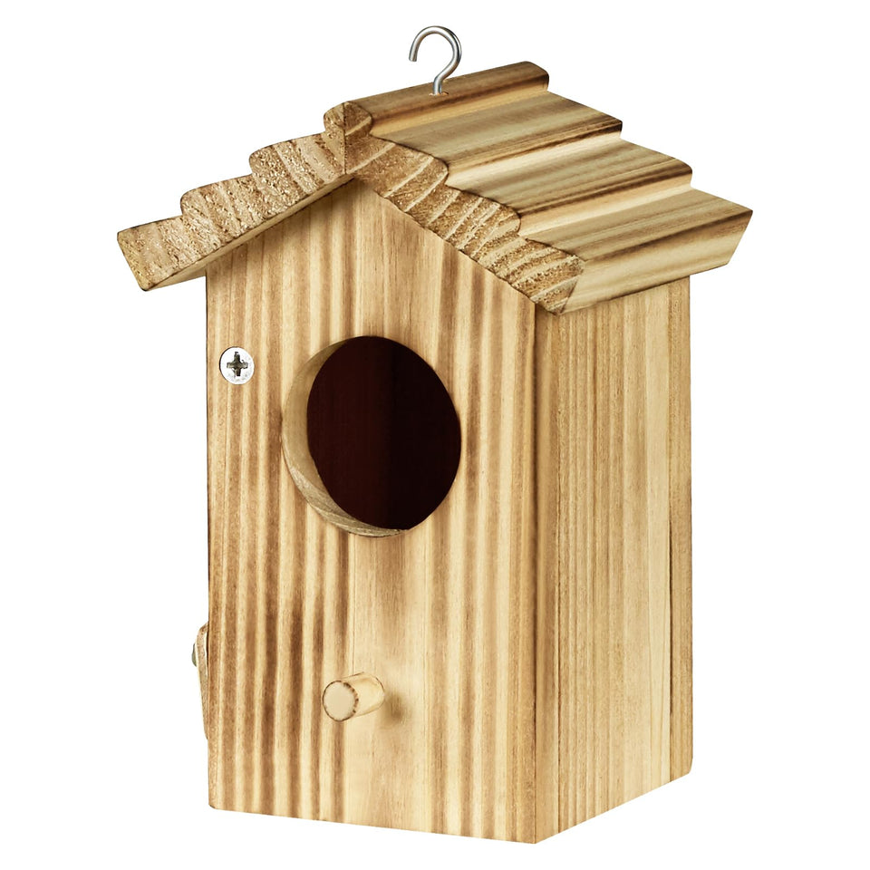 CLACKIBUKVYZ hummingbird house for outdoor hanging enhances garden wildlife activity