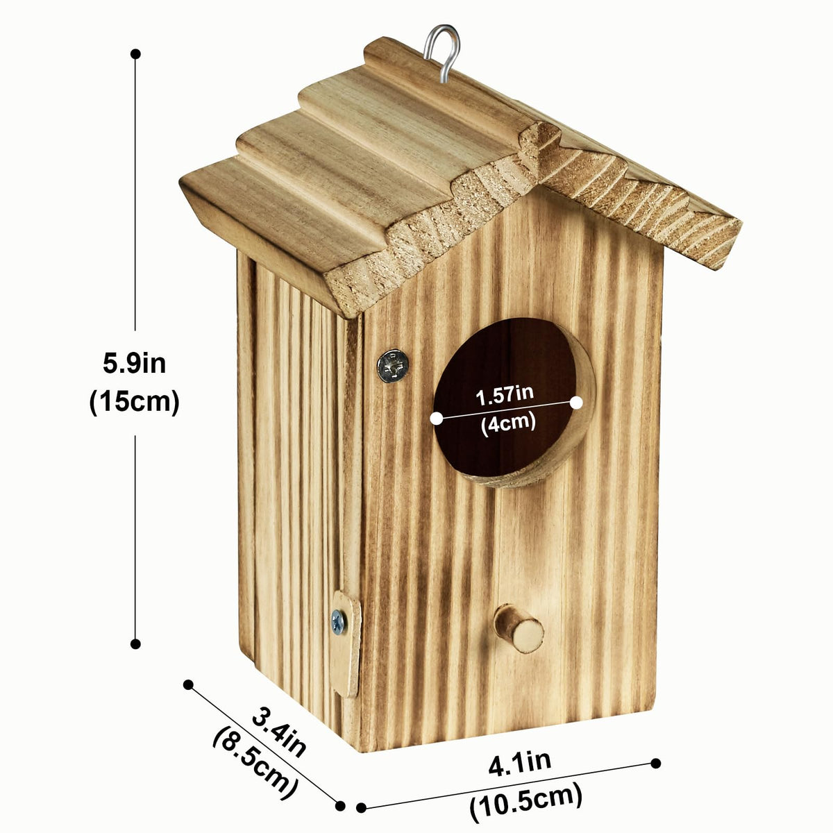CLACKIBUKVYZ nesting box entrance hole designed for small birds