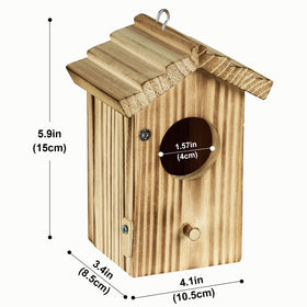 CLACKIBUKVYZ nesting box entrance hole designed for small birds