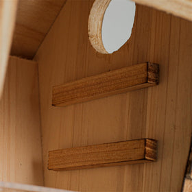 CLACKIBUKVYZ weatherproof wood exterior stands up to outdoor use
