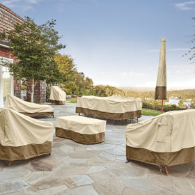 Veranda cover air vents reducing condensation and wind lofting