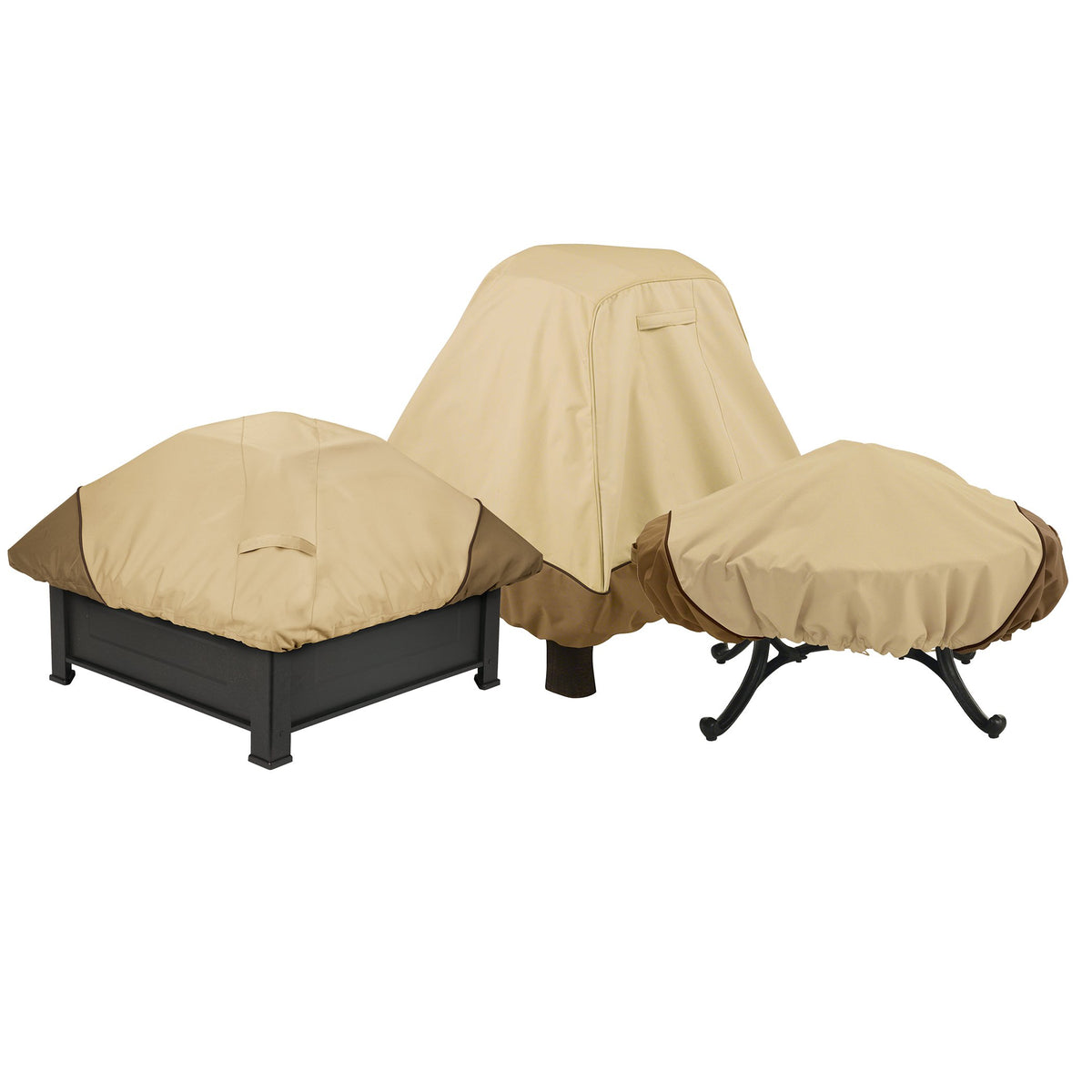 Classic Accessories Veranda chiminea cover designed for long outdoor use