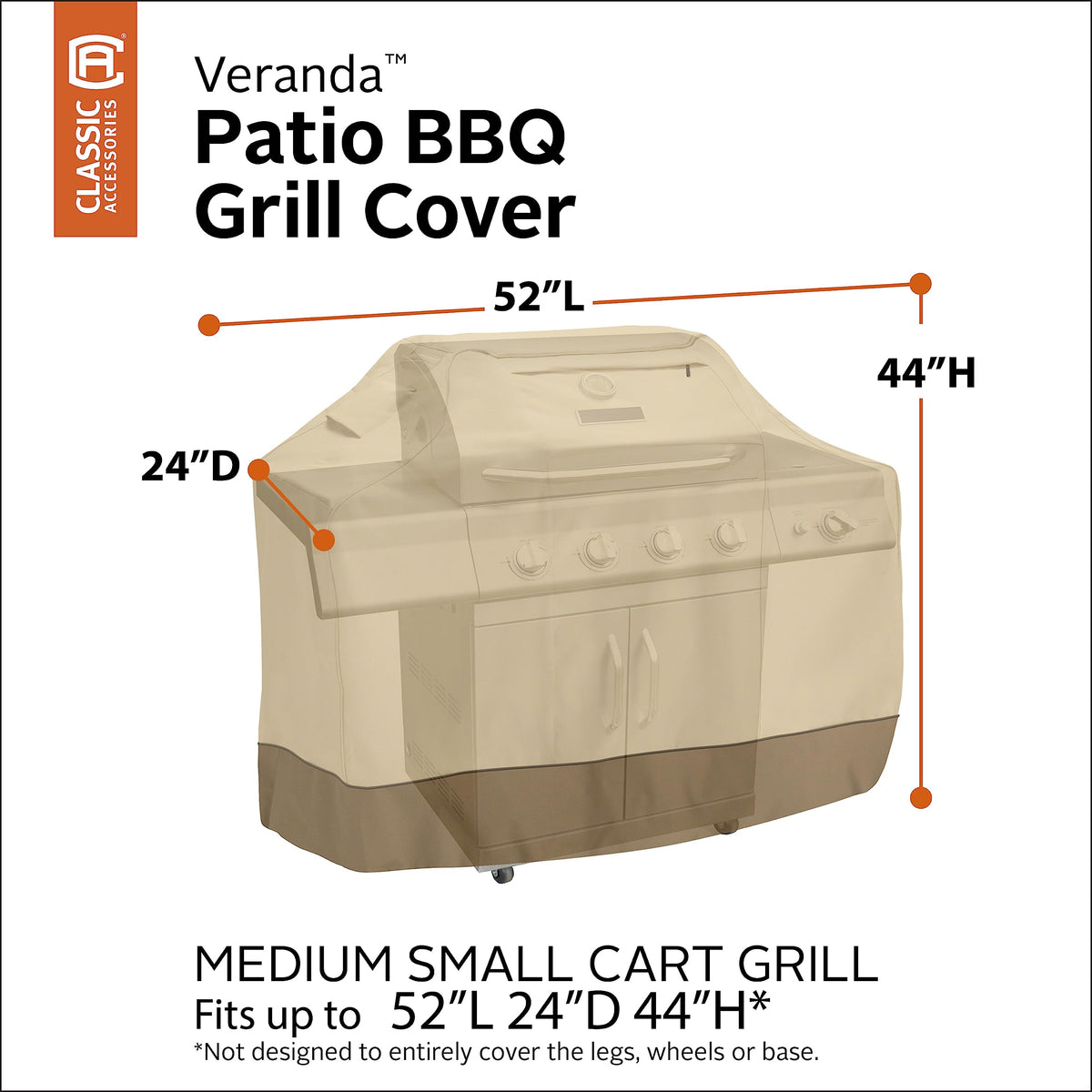 Veranda cover shows high density stitching for lasting performance