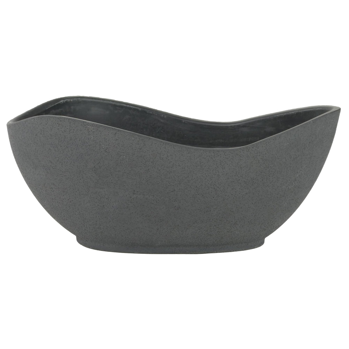 Classic Home & Garden Arc planter bowl with drain plug for precise watering of herbs.