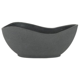 Classic Home & Garden Arc planter bowl with drain plug for precise watering of herbs.