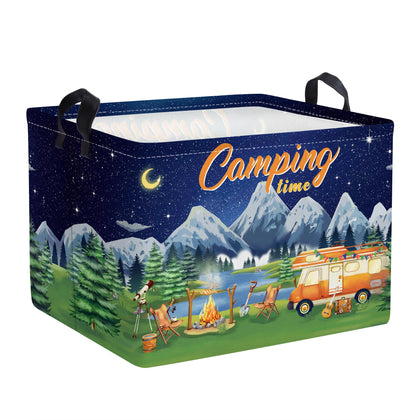 Clastyle Black Night camping storage basket for outdoor organization