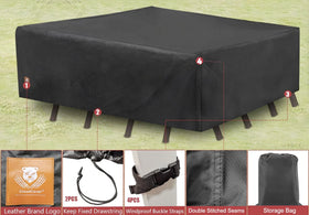 ClawsCover fabric close-up highlights durable waterproof coating for all weather.