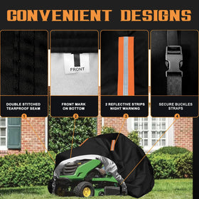 ClawsCover windproof buckle straps secure the cover in high winds