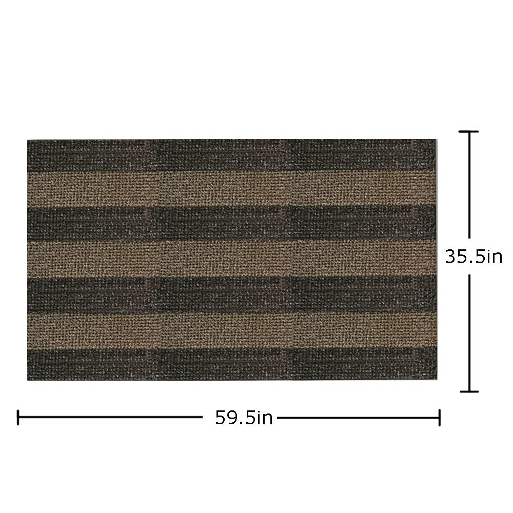 CLEAN MACHINE 10376916 AstroTurf Dirt Trapper Doormat all-weather construction withstands elements.