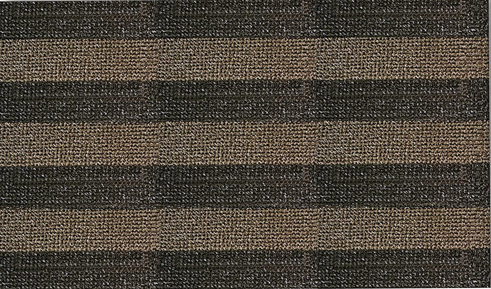 CLEAN MACHINE Dirt Trapper Doormat Desert Taupe front view; traps dirt for a cleaner entry.