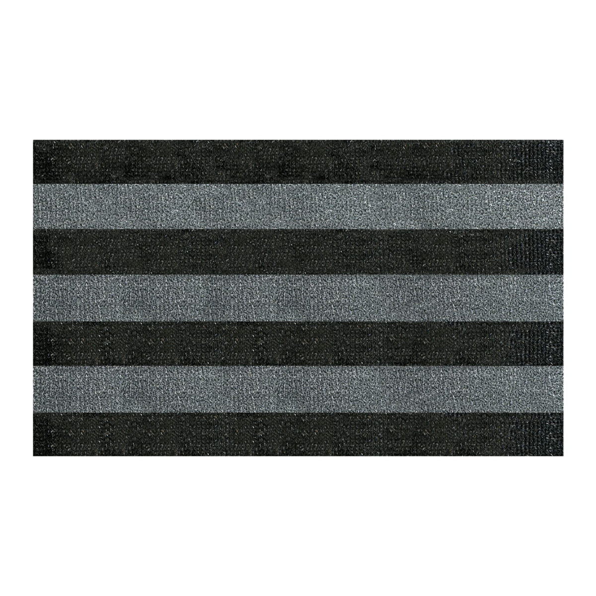CLEAN MACHINE Astroturf Dirt Trapper Doormat at the front door showing dirt-hiding blades