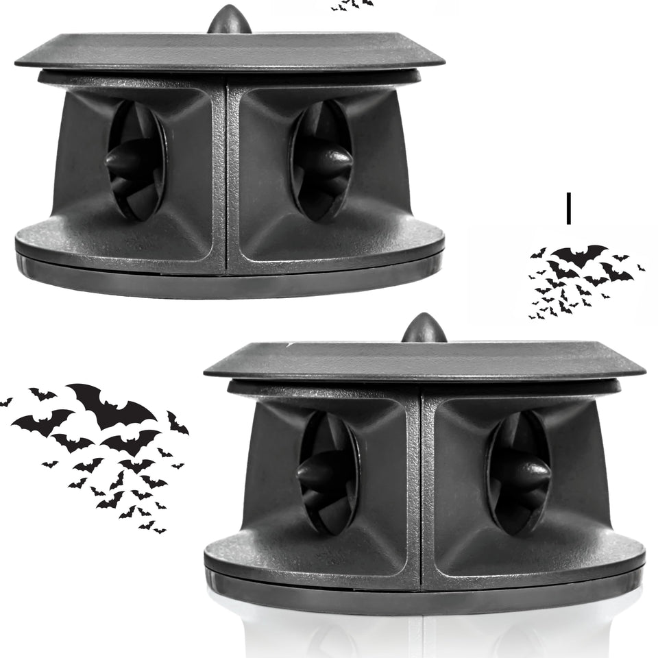 CLEANRTH BCS202 Bat-Blocker Pro front view shows compact housing for discreet installation