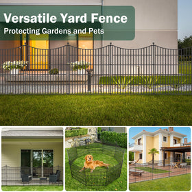 CLEASO adjustable panels fit irregular yards for versatile outdoor layout.