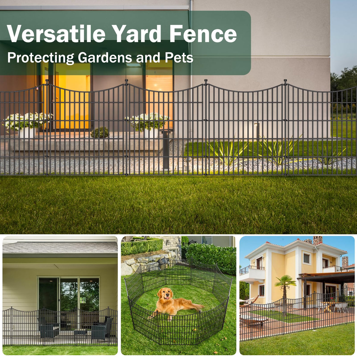 CLEASO customizable layout lets you extend fencing for yards or patios.