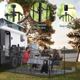 CLEASO durable weatherproof fencing withstands wind and rain.