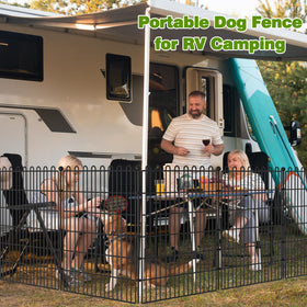 CLEASO portable fence system suitable for patios and yards