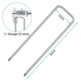 Clevich U-shaped tent stakes provide sturdy anchoring for tents and tarps.