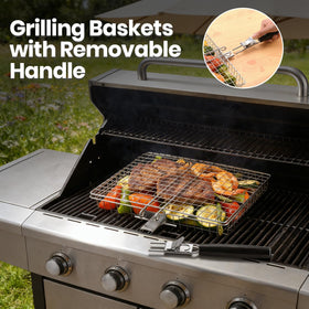 Clheatky skewers 6-pack ideal for even, quick grilling of kebabs.