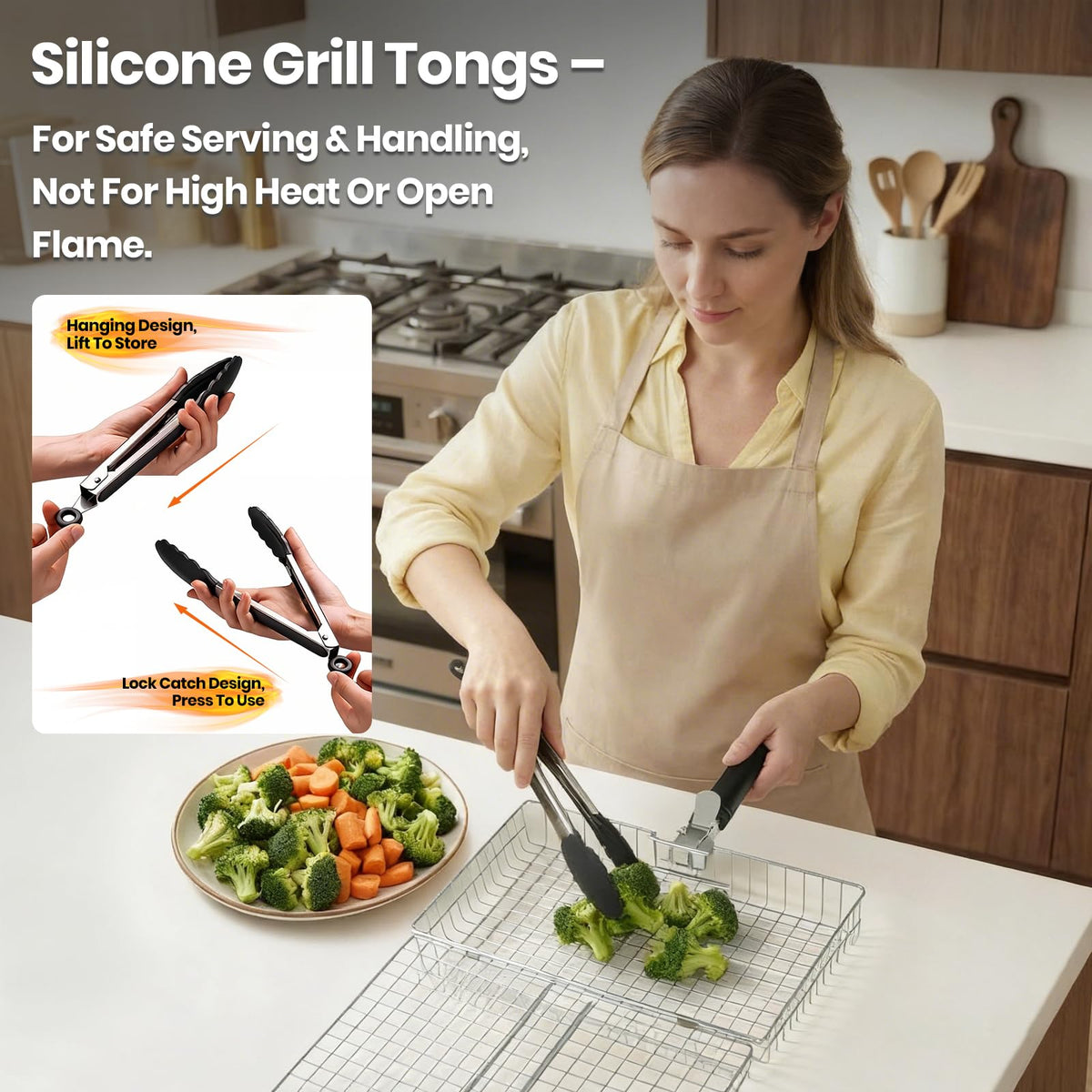 Clheatky storage bag keeps all grill accessories organized for outdoor trips.