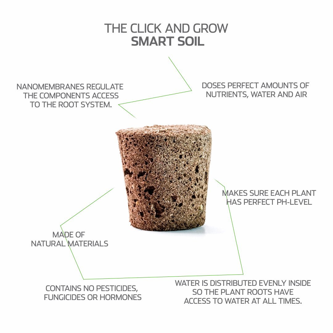 Click and Grow hand-pollination step for successful fruiting of peppers.