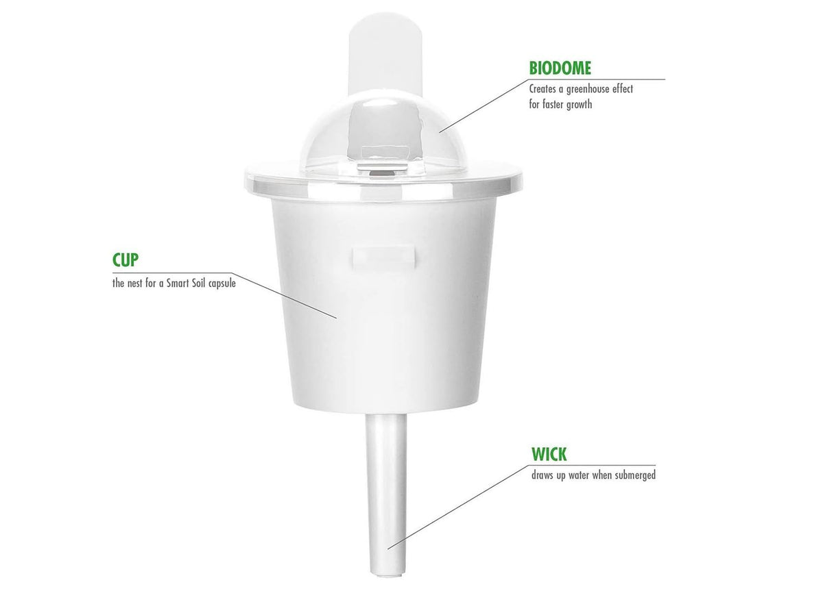 Click and Grow water tank refill demonstrates simple hydration for growth