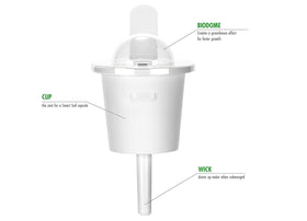 Click and Grow water tank refill demonstrates simple hydration for growth