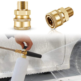CLIO 3/8 NPT brass fittings withstand up to 5,000 PSI.