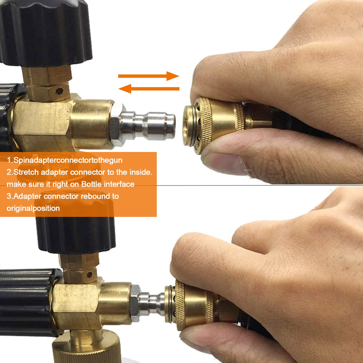 CLIO anti-leak quick connect provides secure, drip-free connections.