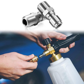 CLIO pressure-washer accessory connector for versatile tool pairing.