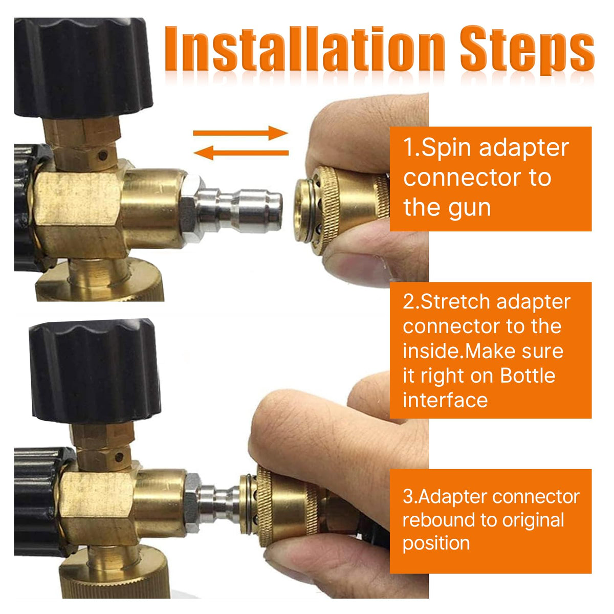 CLIO quick-connect 3/8 inch plug enables fast setup.