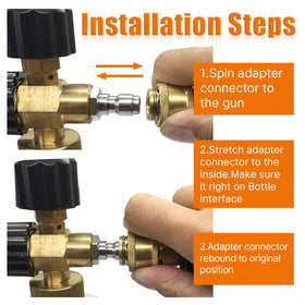 CLIO quick-connect 3/8 inch plug enables fast setup.