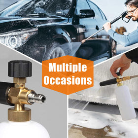 CLIO water pump hose reel connector for easy detachability.