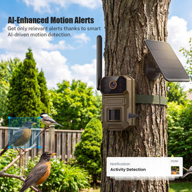 ClipBlur AI motion detection alerts minimize false alarms.