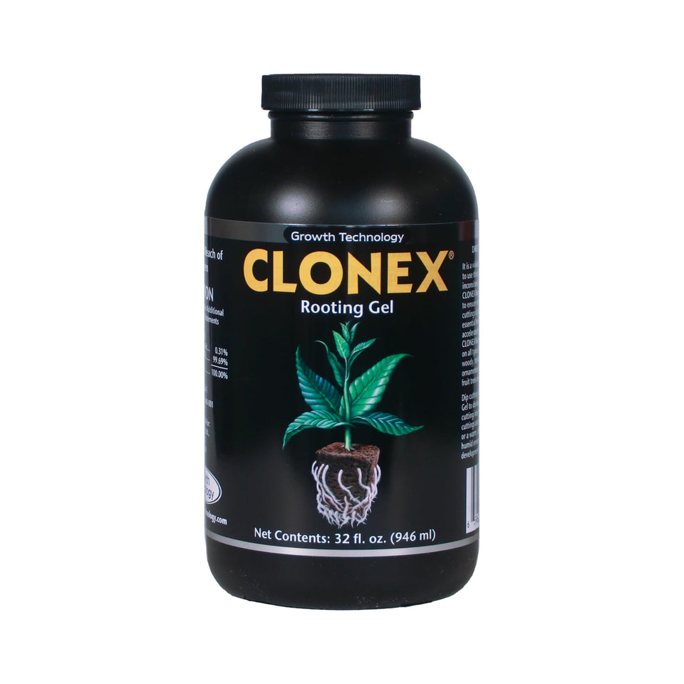 Clonex Rooting Gel bottle enables quick, reliable propagation for cuttings.