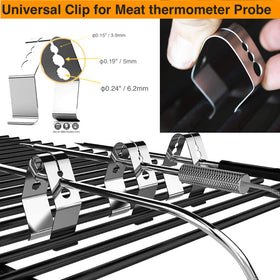 CLORY replacement probe clip for oven and smoker clips secures probes reliably.