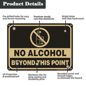 Clotide two-pack signage features UV-resistant ink for long-lasting visibility.