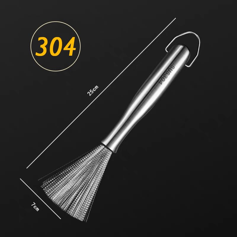 CloudMades stainless steel dish brush makes a practical kitchen gift.