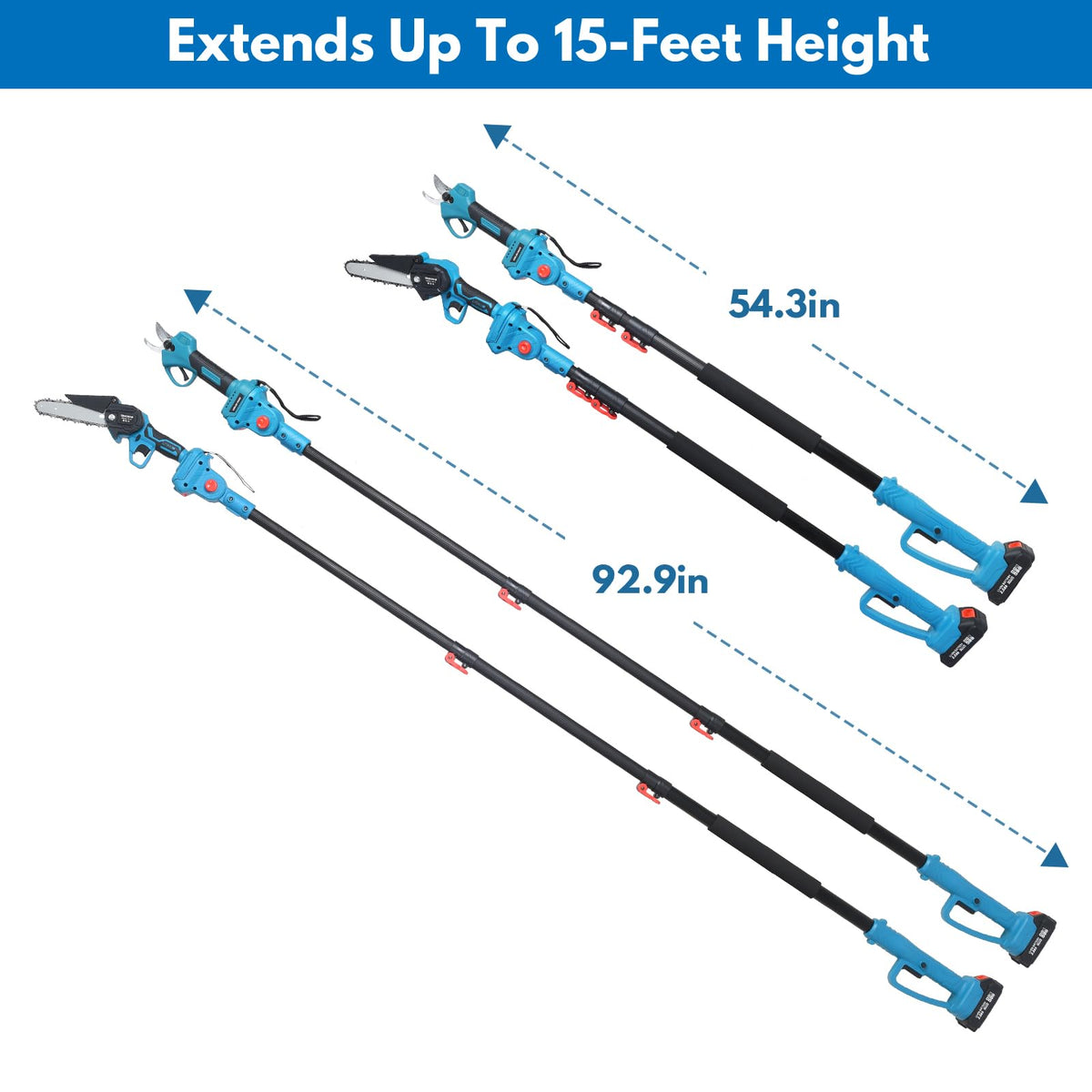 Clownya carry bag stores the pruning set for easy portability
