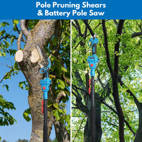 Clownya electric pruning shears in compact cutting mode for precise trimming