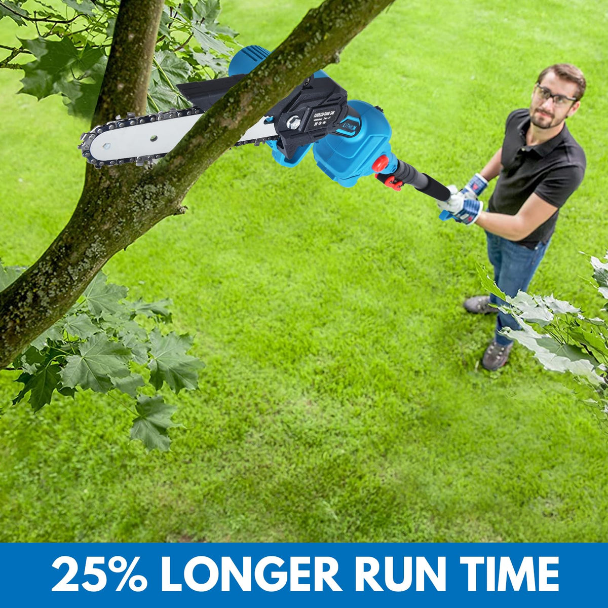 Clownya in-action pruning shows cordless freedom and effortless trimming