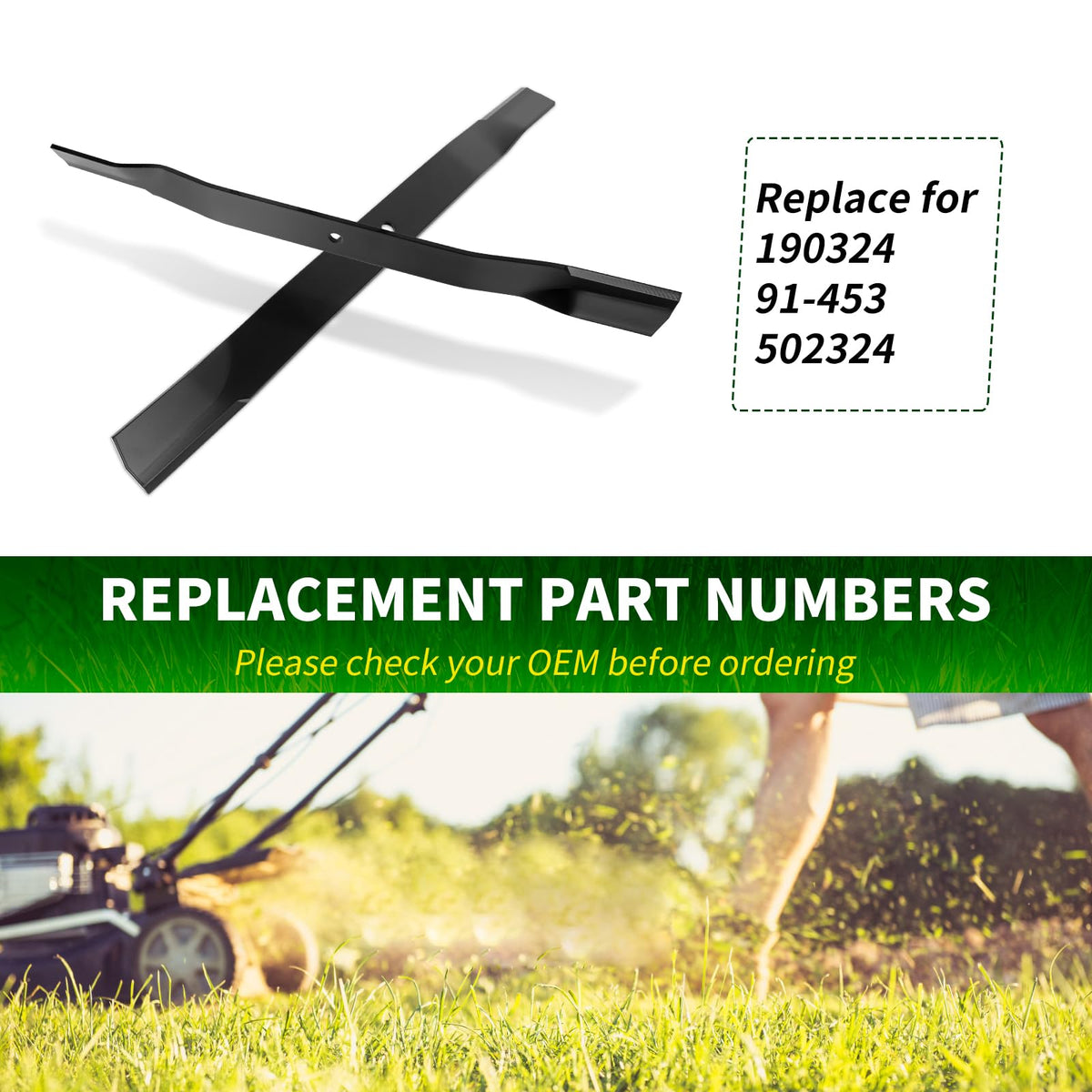 Easy installation with OE-level blades and hardware included