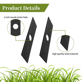 Two-pack CLSR2U AEB0800 edger blades ensure continuous edging