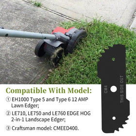 CLSR2U compatible edger blade works with LE750 Edge Hog for versatility.