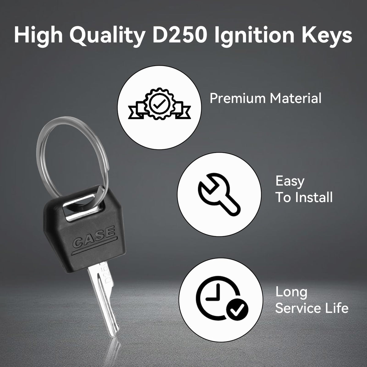 CLSR2U D250 keys packaging—compact, protected storage.