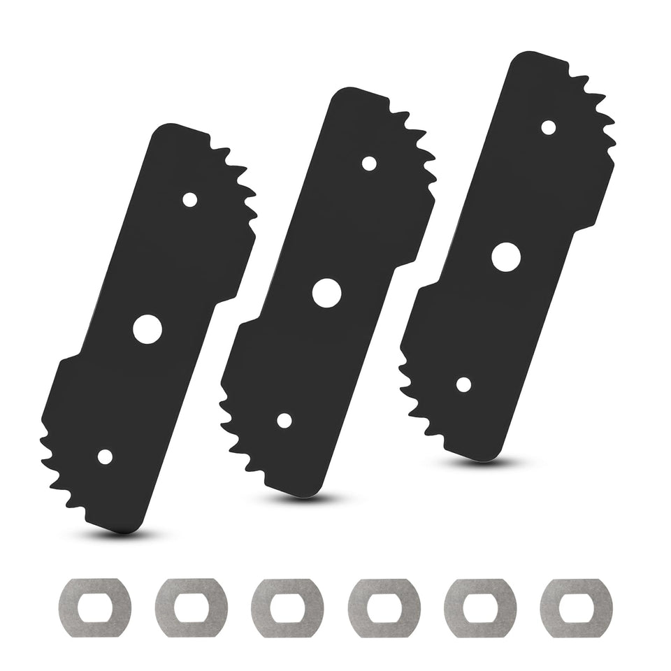 CLSR2U EB-007 7-1/2-inch edger blade close-up for sharp, clean lawn edges.