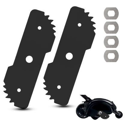 CLSR2U EB-007 edger blade front view, rugged steel for durable edging.