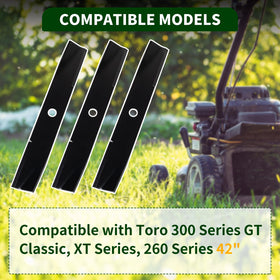 CLSR2U edge design for precision fit and stable mowing