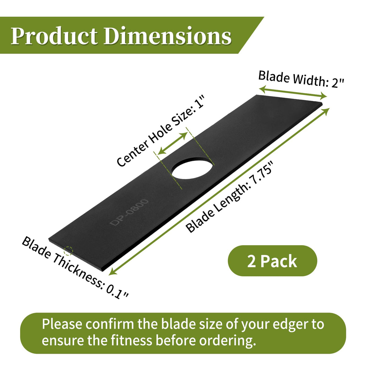 CLSR2U AEB0800 edger blade compatible with EGO Power+ multi-head system