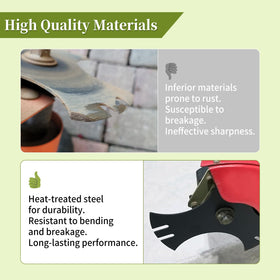 CLSR2U 9-inch edger blade with center hole for smooth operation