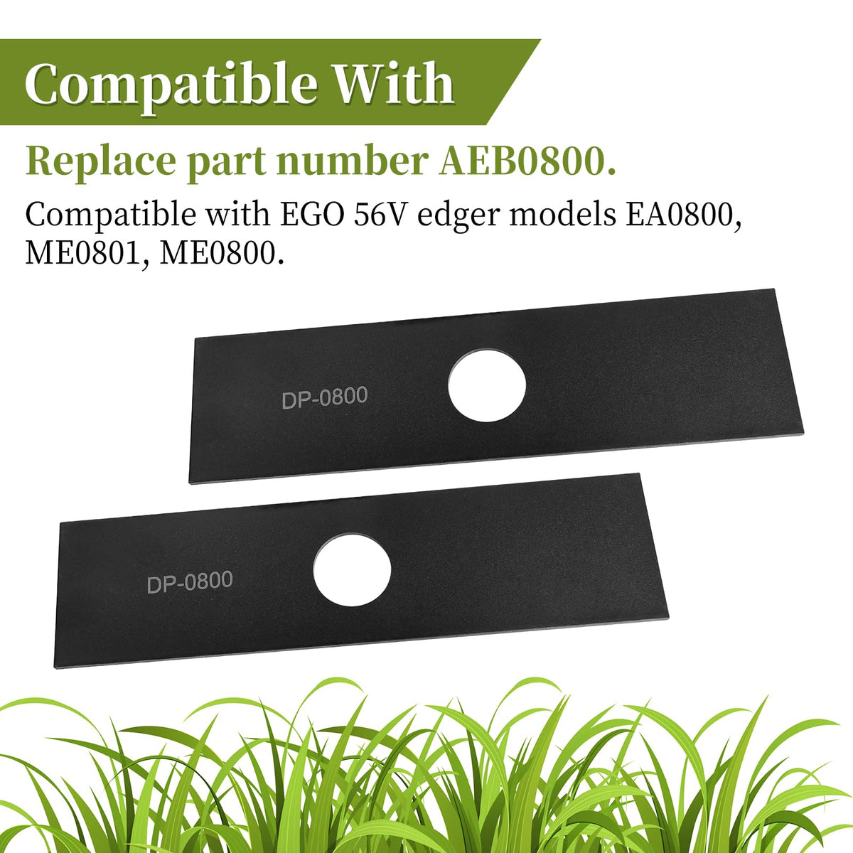 Durable steel CLSR2U AEB0800 blade delivers balanced edging performance